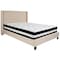 Flash Furniture Platform Bed Set, Riverdale, Queen, Beige HG-BM-35-GG - alternate 3